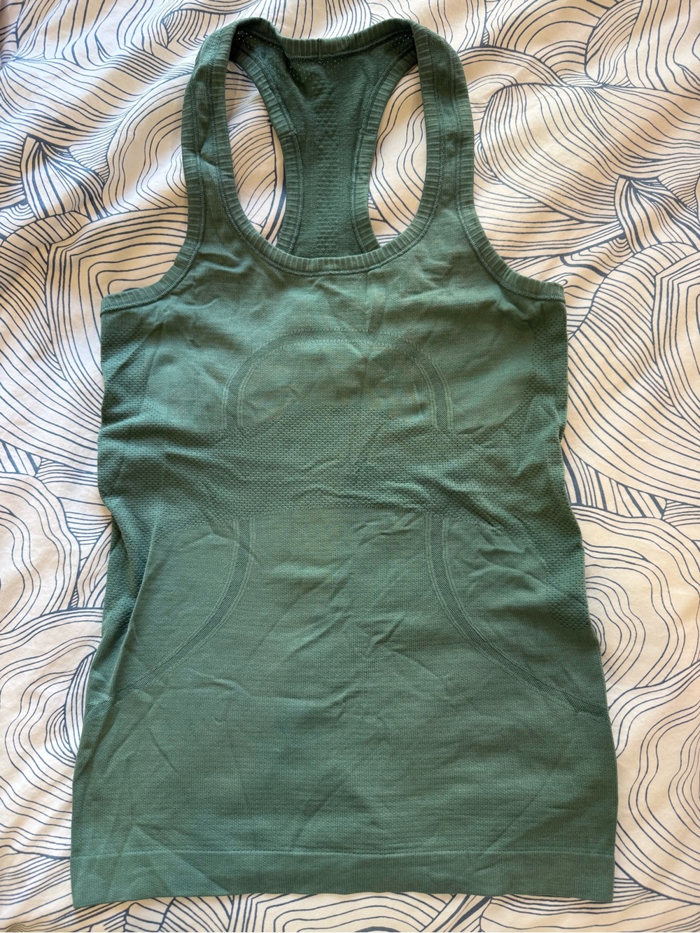 lululemon athletica Green Racerback Tank Top